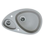 Metalac xElipse siva 780x500 ø90 sudopera