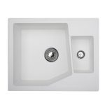 Metalac xLinea M 1.5D bela 620x500 Ø90 sudopera