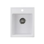 Metalac xQuadro 40 bela 400x500 Ø90 granitna sudopera