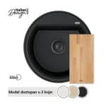 GL TORINO granitna sudopera 1K fi510/215 mm