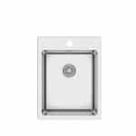 Metalac inox usadna sudopera Ideal 340 B sifon ø90
