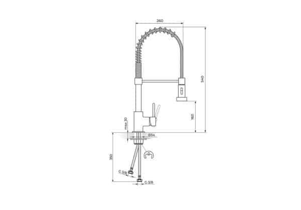 Rosan Zerro Baterija Za Sudoperu JZ38901 - Слика 2